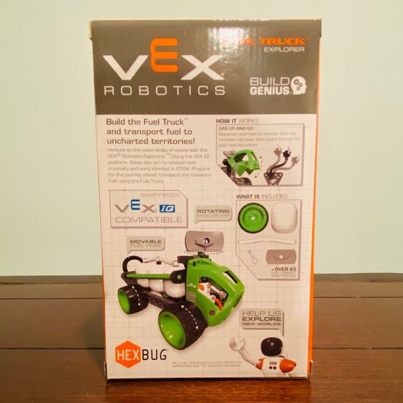 HexBug VEX Robotics Fuel Truck Explorer with Astronaut-STEM Starter Set-DIY kit - Picture 2 of 2
